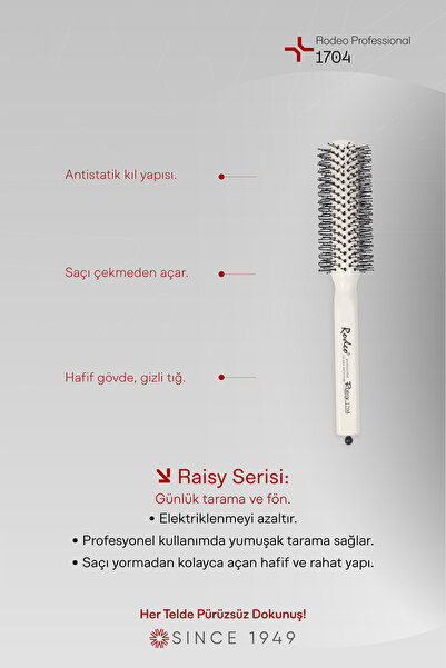 RODEO فرشاة تجفيف الشعر الاحترافية من رايسي 1704