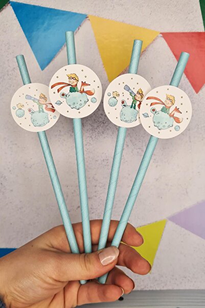 PEKSHOP Küçük Prens Konsept Pipet Süsleri 10lu Lüks Pipet Paketi