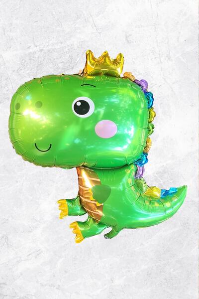 PEKSHOP بالون من رقائق الديناصورات الحلوة باللون الأخضر لتزيين أعياد الميلاد