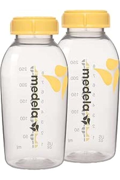Medela زجاجات حليب الثدي 250 مل - عبوة من قطعتين