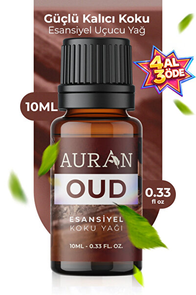 AURAN Oud Esansiyel Uçucu Koku Yağı Difüzör Esansı Buhurdanlık Yağı Aromatera...