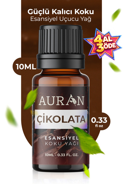 AURAN Dubai Çikolatası Esansiyel Uçucu Koku Yağı Buhurdanlık Yağı Difüzör Esa...