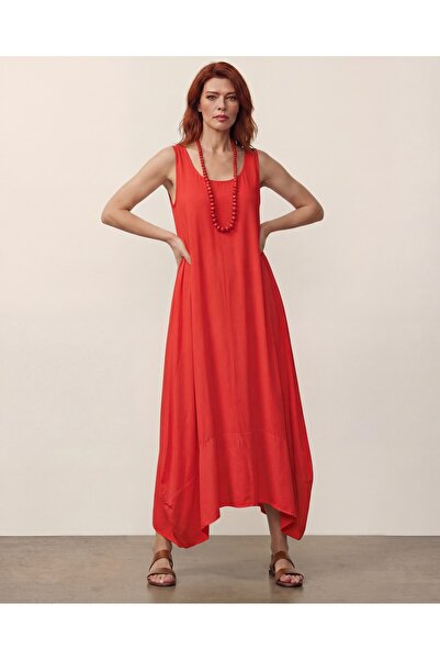 DenizEge Sleeveless Marlon Dress Red
