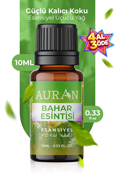 AURAN Bahar Esintisi Esansiyel Uçucu Koku Yağı Ortam Kokusu Doğal Yağ Sihirli...