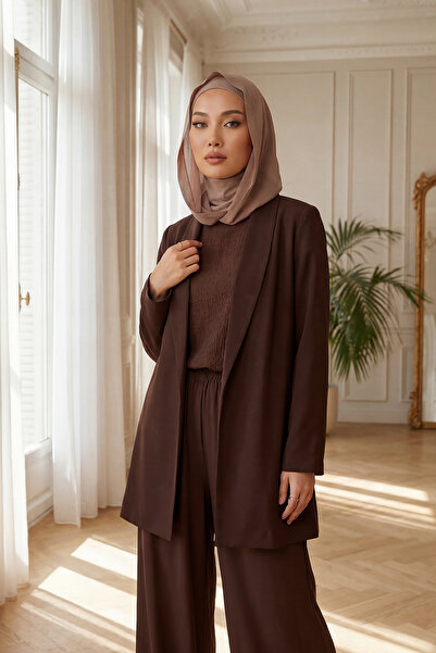 Aisha's Design Boyun Kapatıcı Özellikli Şifon Kapşonlu Penye Bone,B-95,Vizon ...