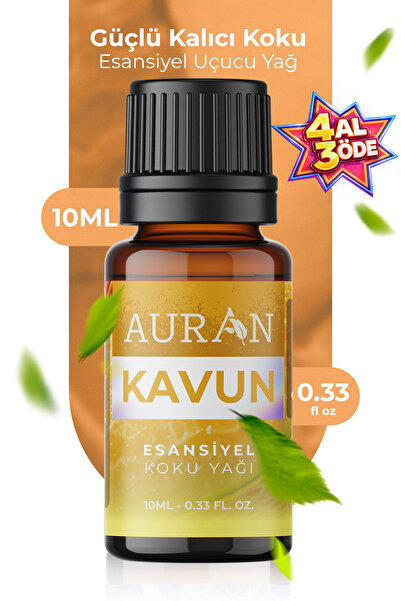 AURAN Kavun Esansiyel Uçucu Koku Yağı Difüzor Esansı Buhurdanlık Yağı Aromate...