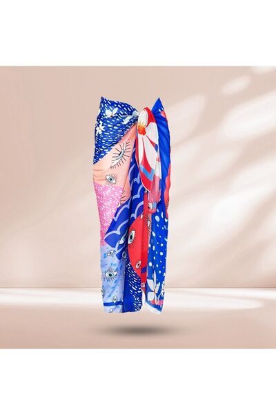 Mys Collection Desenli Transparan Pareo
