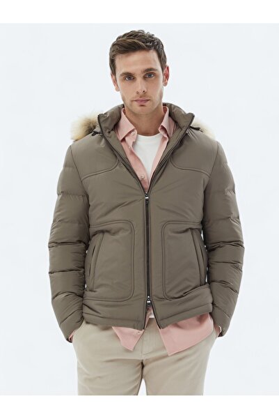 Kip Vizon Regular Fit Капюшонний повсякденний тканий плащ