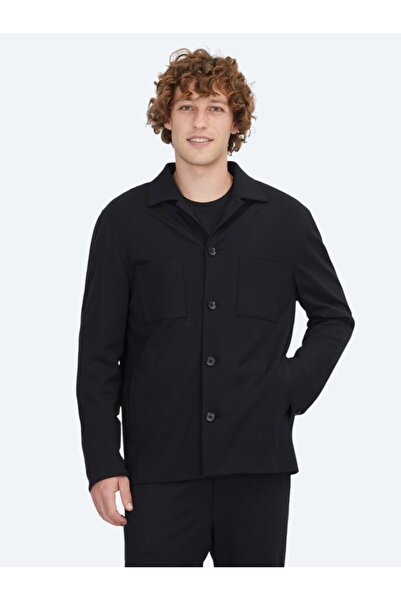 Kip بدلة سوداء محبوكة ذات قصة عصرية