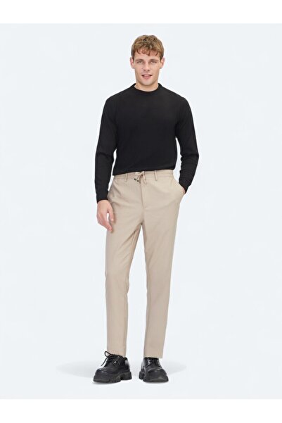 Kip بنطلون كاجوال منسوج من المنك