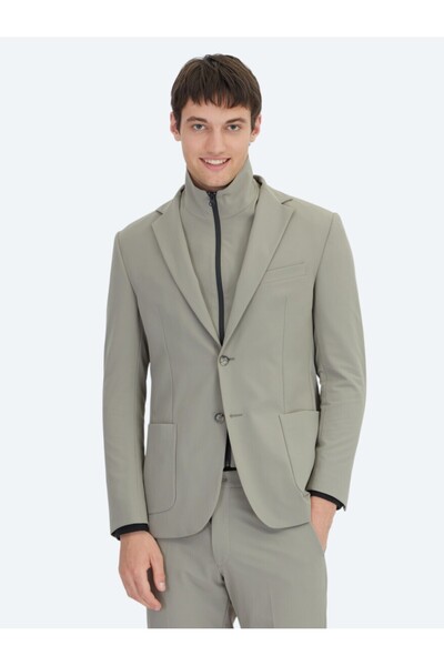 Kip بدلة مينك سادة