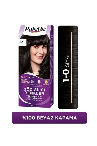 Palette Göz Alıcı Renkler 1-0 Siyah