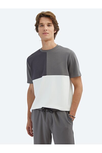 Kip Сірий футболка з круглим вирізом