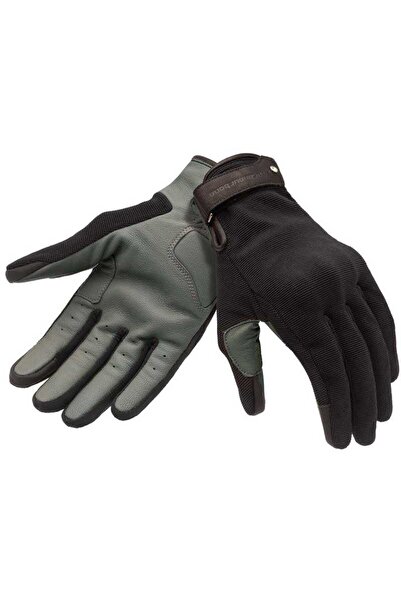 Tucano Urbano EDEN LADY YAZLIK DERİ KADIN ELDİVEN SİYAH GRİ