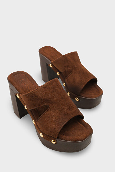 Capone Outfitters Jelene Platformă cu o singură curea pentru femei Sabo papuci