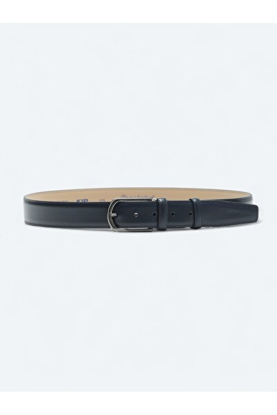 Kip حزام جلد العجل باللون الأزرق الداكن