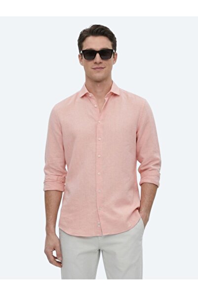 Kip Соммон Дюз Регулярний крій Тканина Повсякденна сорочка з бавовняної суміші