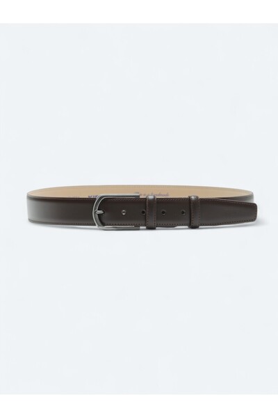 Kip Καφέ ζώνη από δέρμα μοσχαριού