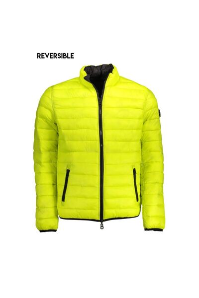 U.S. Polo Assn. Jachetă U.S. Polo pentru bărbați, reversibilă galbena, 4 buzu...