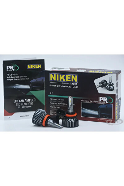 Niken H11 Led Xenon Far Ampul Şimşek Etki Pro Serisi