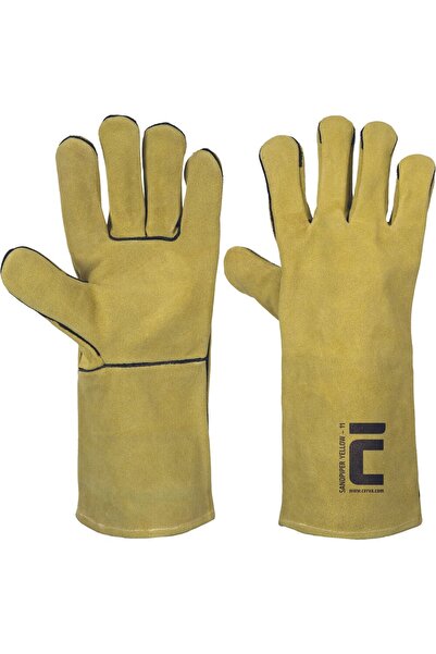 CERVA Sandpiper Deri Eldiven - Sarı