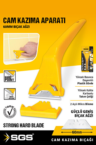 SGS 180 Cam Seramik Fayans Kazıma Temizleme Aparatı
