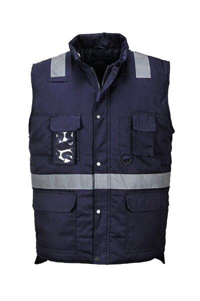 PORTWEST سترة عاكسة من إيونا باللون الأزرق الداكن