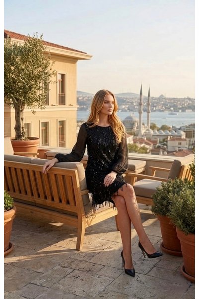 Bersi Butik Rochie de seară Pulpayet, mărime mare