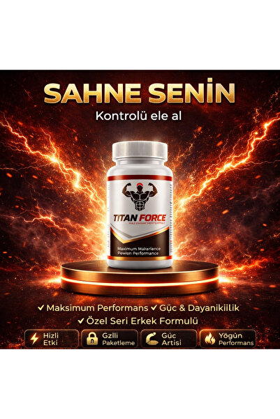 TitanGold Titan Force Ginseng, Maca Extract, Tongkat Ali, Çakşır Otu, Panax M...