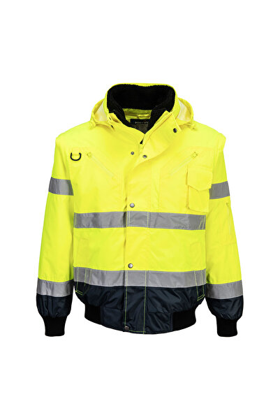 PORTWEST Reflektörlü Iş Güvenliği Montu Çift Renk