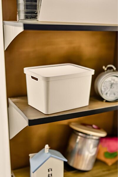 Smartware صندوق ستافي متعدد الأغراض مع غطاء 18 لتر