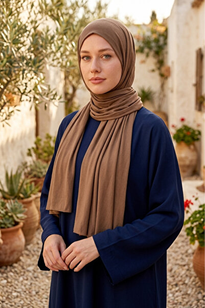 Sonbaharmoda Şal de lux pentru femei Tesettür bumbac moale – Şal anti-aluneca...