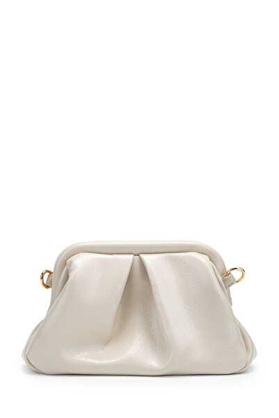 minebag Clutch Form Long Strap Degas Γυναικεία Τσάντα Κρέμα