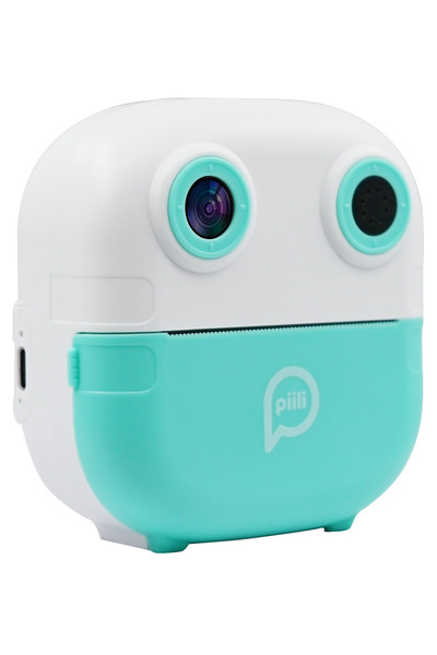 Piili كاميرا الطباعة الفورية باللون الأخضر