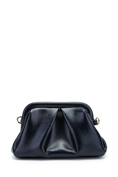 minebag Жіноча сумка Degas Clutch Form з довгим ремінцем, темно-синього кольору