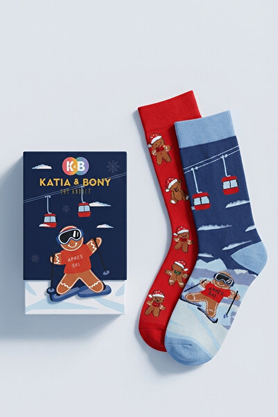Katia&Bony Unisex Snowboard Σετ με 2 κάλτσες σε κουτί