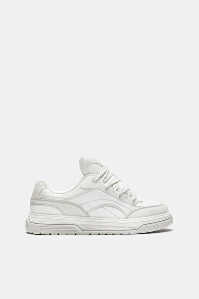 Pull & Bear Eskitme görünümlü STWD kaykay spor ayakkabı