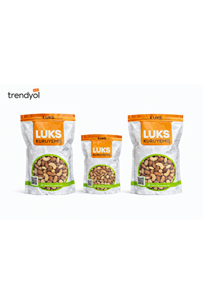 lüks kuruyemiş Karışık Kuruyemiş Paketi 2,5 Kg Badem Kaju Antep Fıstığı Fındık