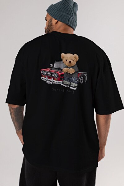Ankhises Ulični kralj medvedića Teddy Bear Back Štampano Crni muškarci žene o...