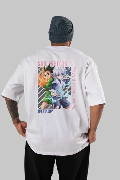 Ankhises Gon Freecss HUNTER X HUNTER 1 Anime Leđa Štampano Bela Oversize kroj...
