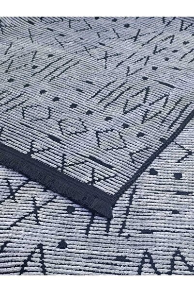 CANOO HALI HOME GRİ LAZER ŞÖNİL KİLİM MAKİNEDE YIKANABİLİR KAYMAZ TABAN HALI ...