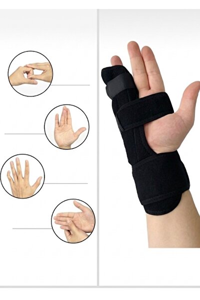 ARWEX كسر الملاكم على الوجهين - جبيرة الإصبع، جبيرة دعم اليد المشتركة المكسورة