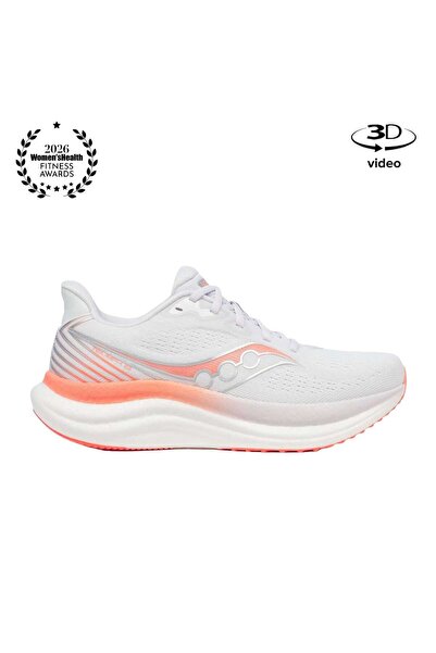 SAUCONY 23 حذاء نسائي للجري على الطريق باللون الأبيض حذاء نسائي للجري على الط...