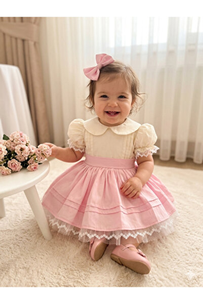 Queen tasarım Kız çocuk abiye prenses elbisesi tütü elbise bebek abiye