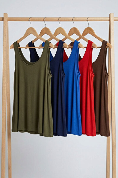 EFFE 5 bucăți bluză din bumbac suprem pieptănat