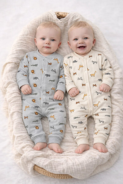 VERONA TARZ طقم بدلة للأطفال الأولاد مكون من قطعتين بنمط دب تيدي، ملابس لحديث...