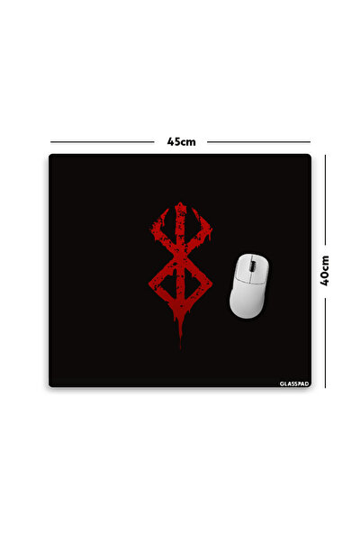 GlassPad Cam Mouse Pad - Berserk: Brand of Sacrifice (4) - Premium Temperli C...