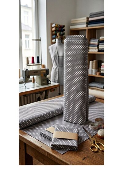 FELIX HOME Width 240 cm Polka Dot Duvet Cover and Sheet Fabric (1 Meter)