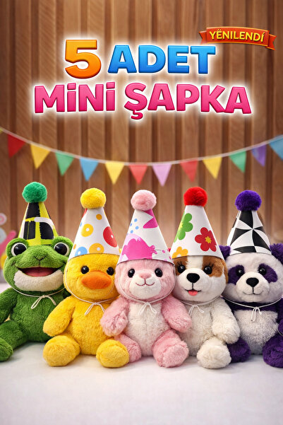 asöy Oyuncak için Minik Şapka Parti Süpriz Oyuncak için Minik Şapka 5 adet La...