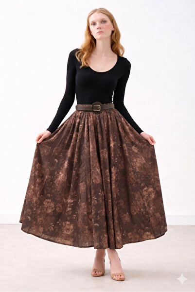 EFENDİX DESENLİ DÖKÜMLÜ SATEN ETEK